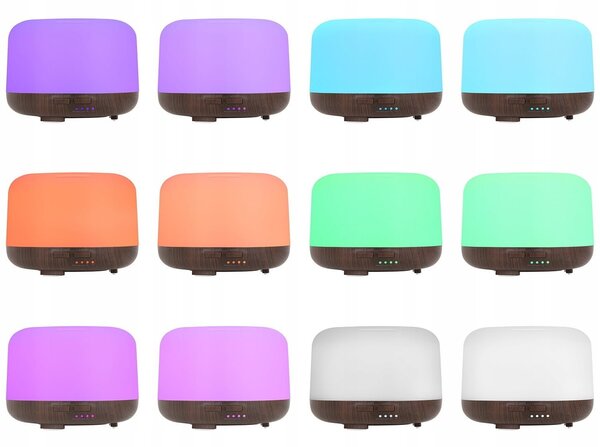 LED RGB aroma difuzor vlažilec zraka z daljinskim upravljalnikom 300ml