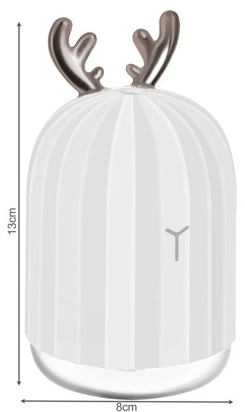 Aromaterapevtska LED RGB svetilka in vlažilec zraka difuzor 220ml USB