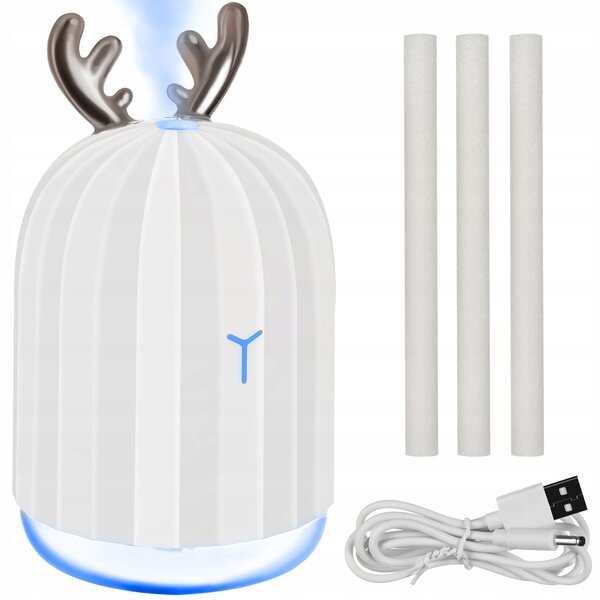 Aromaterapevtska LED RGB svetilka in vlažilec zraka difuzor 220ml USB