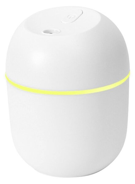 LED RGB mini vlažilec zraka difuzor 220ml bel