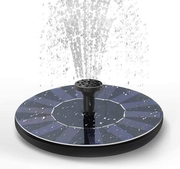 Solarna plavajoča vrtna fontana - črpalka za ribnike