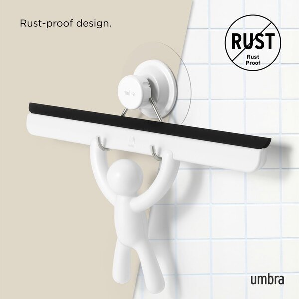Bel brisalec za okna z držalom 26 cm Buddy – Umbra
