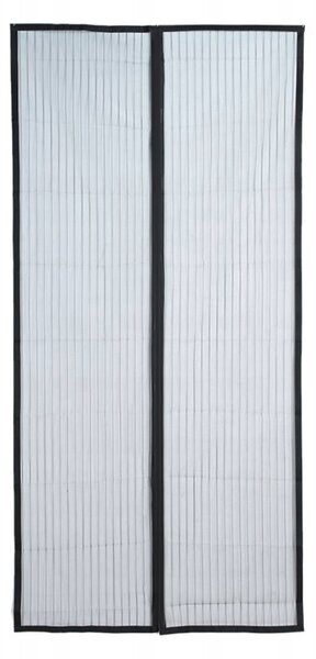 Univerzalna mreža z magneti - komarnik za vrata 100x210cm črna