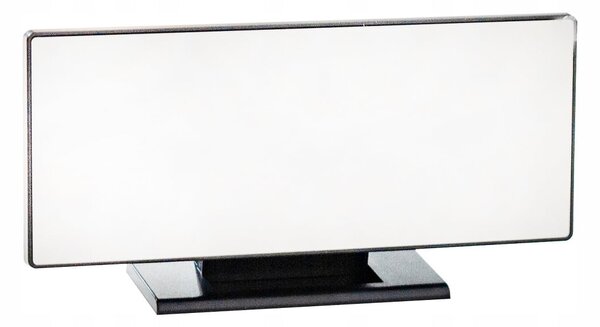 Velika 4v1 USB LED digitalna budilka s termometrom in ogledalom črna
