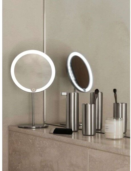 Blomus - Modo LED Vanity Ogledalo Mat Iz nerjavečega jekla Jeklo Blomus