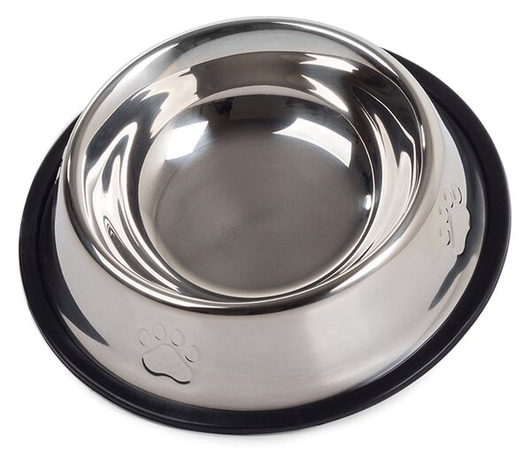 Inox kovinska skleda za mačke in pse 1,3L