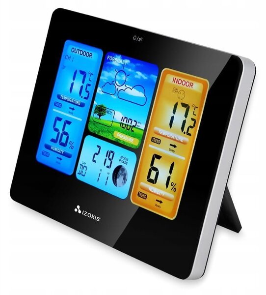 LCD brezžična vremenska postaja + zunanja enota