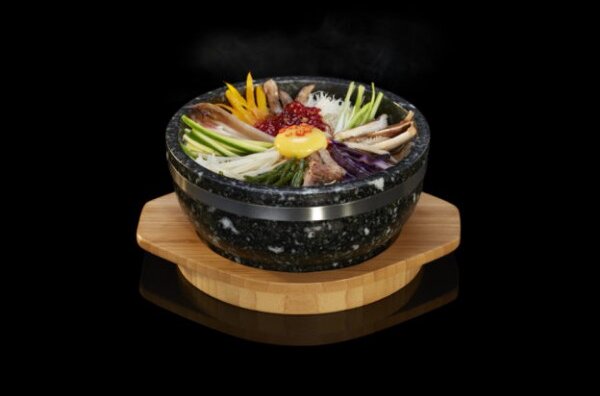 SteakStones Cvrčeča BIBIMBAP Skleda, Lava Kamen, (SS007)