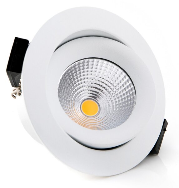 The Light Group SLC One 360° LED vgradna svetilka bela 3.000K, zatemnjen, Bela, Dnevna soba / jedilnica, Kovina, Sodobni, Vgradne svetilke okrogle