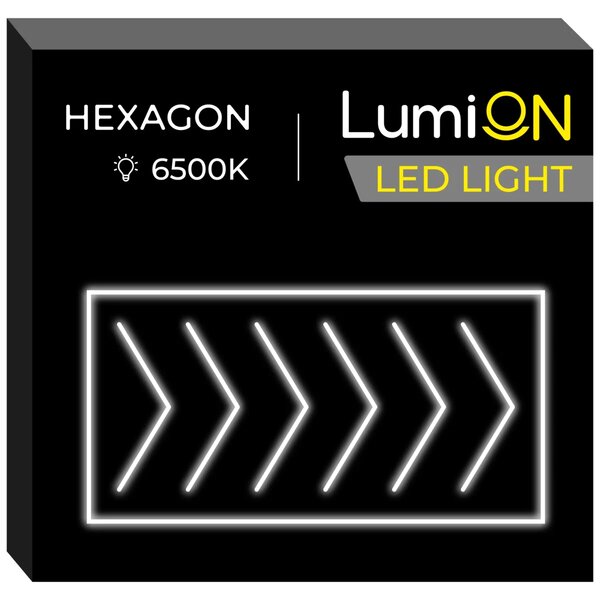 JAKS LumiOn LED stropna svetilka Dimenzije: 484,5 x 243,5 cm, Model: LO-7, Oblika: puščica