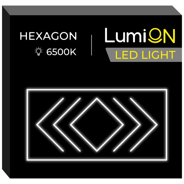 JAKS LumiOn LED stropna svetilka Dimenzije: 484,5 x 243,5 cm, Model: LO-7, Oblika: puščica