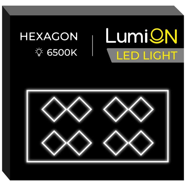 JAKS LumiOn LED stropna svetilka Dimenzije: 484,5 x 243,5 cm, Model: LO-7, Oblika: puščica