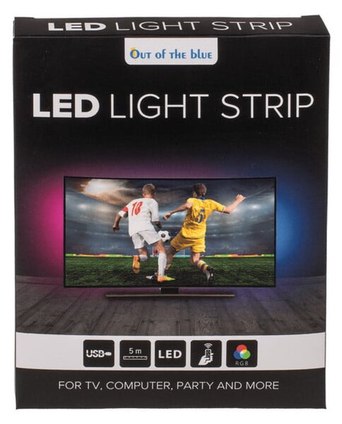 Set USB TV LED RGB trak televizijska osvetlitev 5m + daljinec