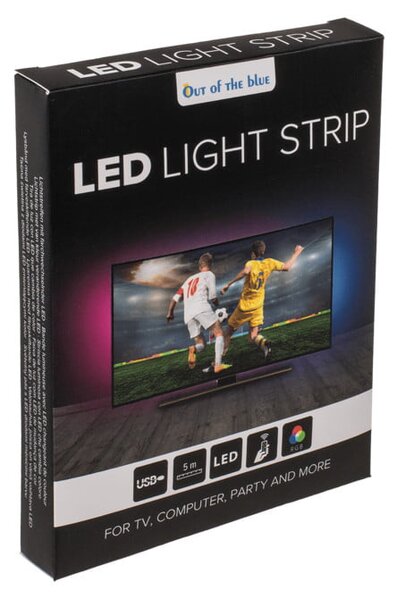 Set USB TV LED RGB trak televizijska osvetlitev 5m + daljinec