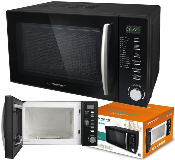 1200W LCD mikrovalovna pečica + žar 20L COCINERO
