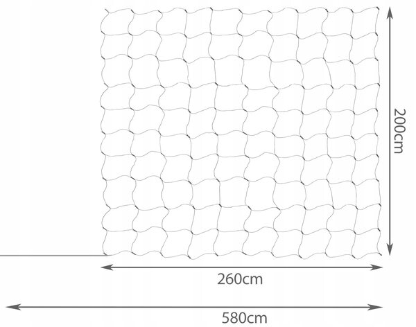 Novoletne lučke svetlobna zavesa 160 LED hladno bela 8 funkcij 260x200cm USB