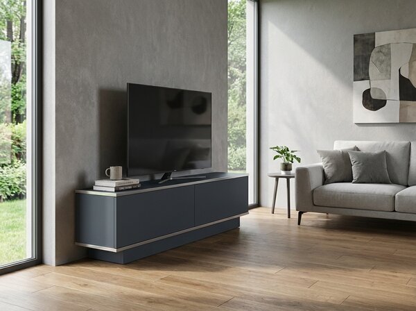 TV omarica ALVIN 135 cm, antracit/srebrna