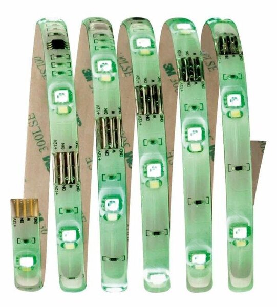 Set 12V LED trak RGBW 3000K 1,5m + daljinec