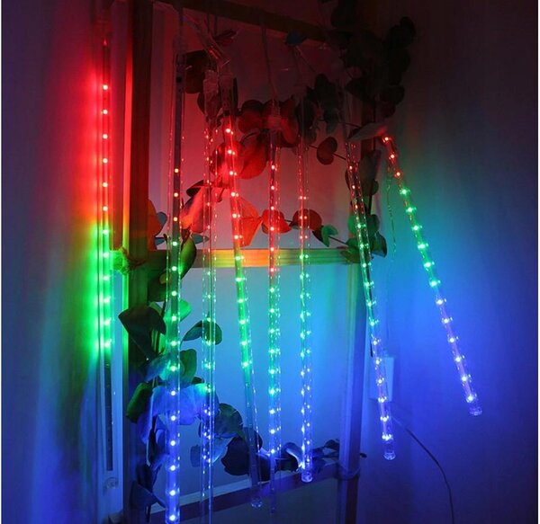 Novoletne lučke sveče 50cm 288 LED RGB večbarvne