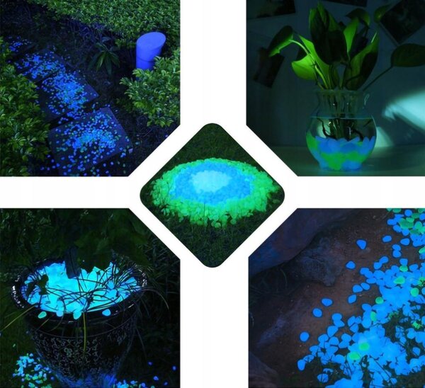 Fluorescentni svetleči kamni 100kos do 3cm