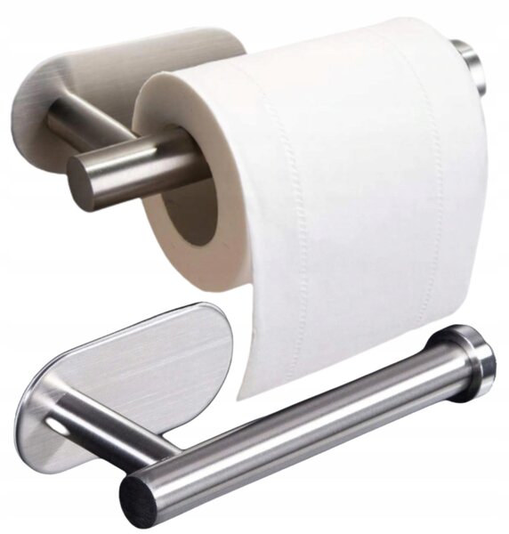 Inox samolepilno 3M držalo za WC papir 17cm