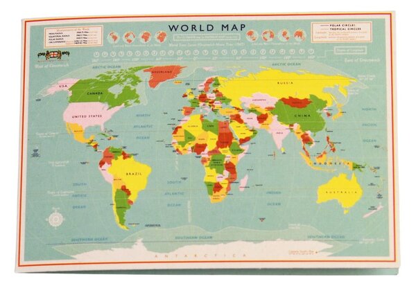 Potovalne potrebščine za šivanje World Map - Rex London