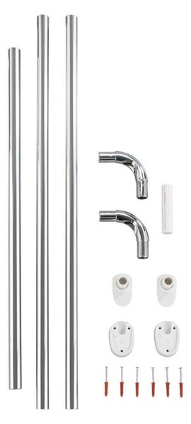 Univerzalen nosilec za zaveso za prho Wenko Shower Curtain Rod