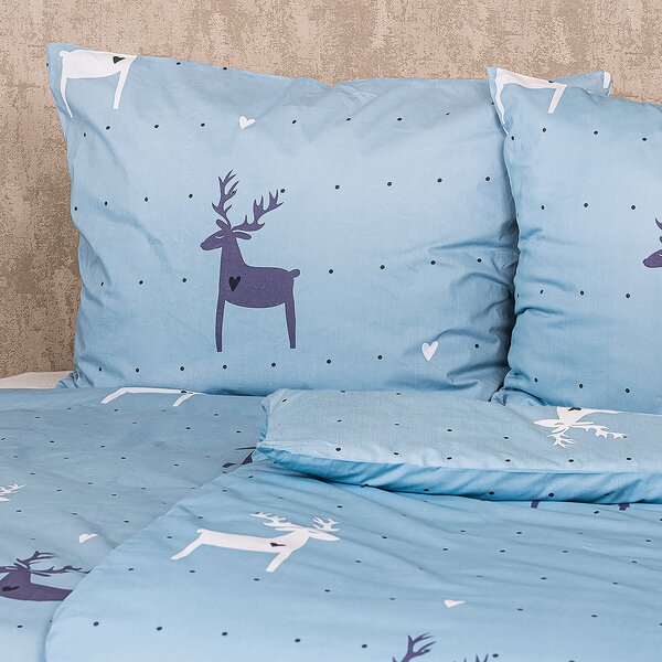 4Home Bombažna posteljnina Deer love, 140 x 220 cm, 70 x 90 cm, 140 x 220 cm, 70 x 90 cm