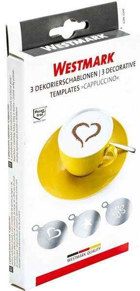 Westmark Dekorativna šablona Cappuccino, 3 kosi