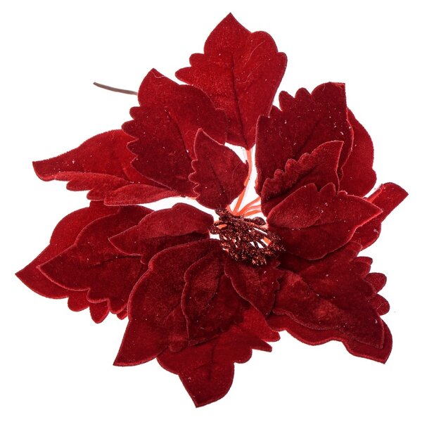 Velik cvet poinsettie, 23 x 19 x 23 cm