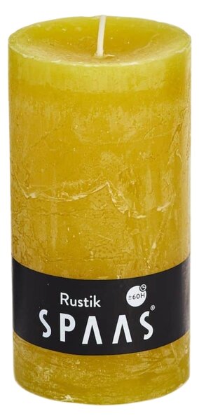 Stolpna sveča SPAAS RUSTIK 13 cm rumena