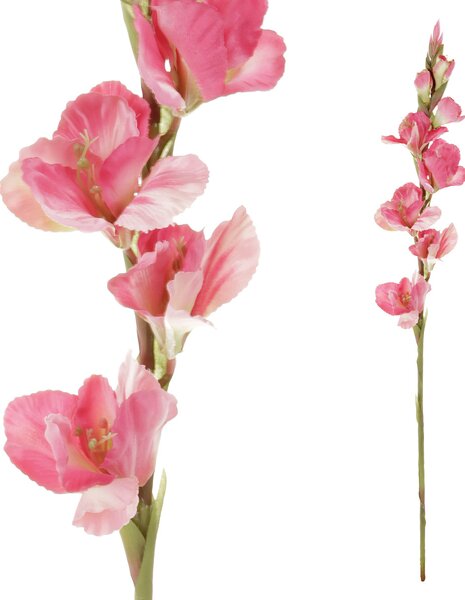 Umetno cvetje gladiola roza, 10 x 85 x 10 cm