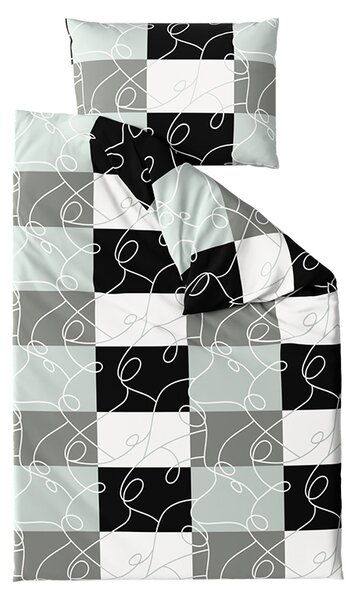 Polibombazinska posteljnina KASPARO POLY siva Dimenzije posteljnine: 70 x 90 cm | 140 x 200 cm