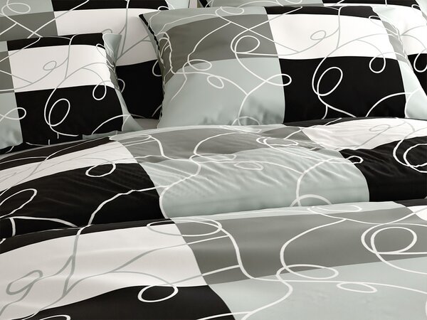 Polibombazinska posteljnina KASPARO POLY siva Dimenzije posteljnine: 70 x 90 cm | 140 x 200 cm