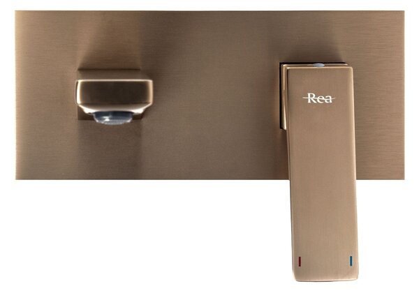 REA PREMIUM Joe Brush Copper Skrita armatura za umivalnik