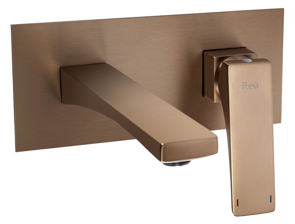 REA PREMIUM Joe Brush Copper Skrita armatura za umivalnik
