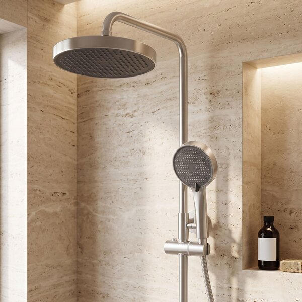 Komplet za prhanje Rea Grace Brush Nickel