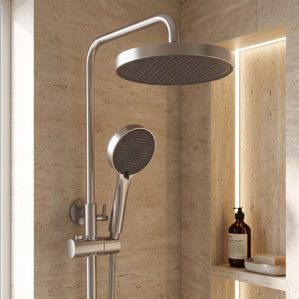 Komplet za prhanje Rea Grace Brush Nickel