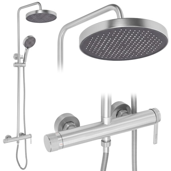 Komplet za prhanje Rea Grace Brush Nickel
