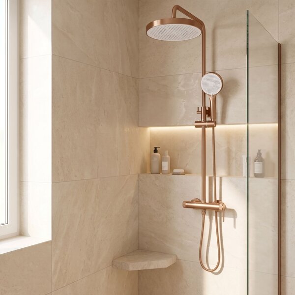 Komplet za prhanje Rea Grace Brush Copper