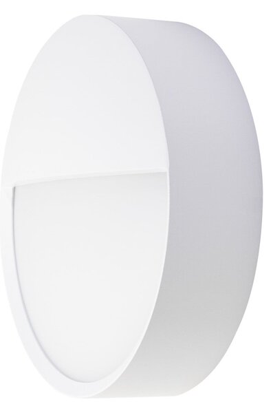 BRUMBERG LED-stenna svetilka za zunanjo uporabo EYE, polodprta, bela, CCT, IP65, Bela, Hodnik, Aluminij, Sodobni