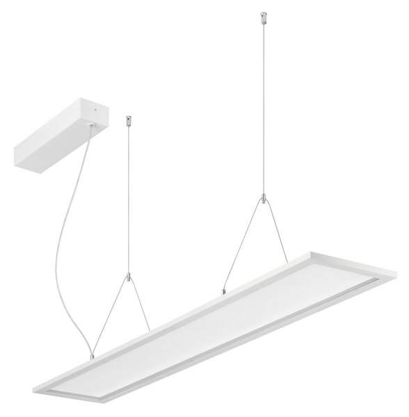BRUMBERG LED-visoka lampa Adara 119,5 cm, vklop/izklop, 2CCT, prosojna, Bela, Študija / pisarna, Aluminij