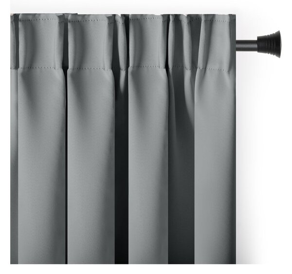 Siva zavesa za delno zatemnitev 140x245 cm Kierra – Restilo