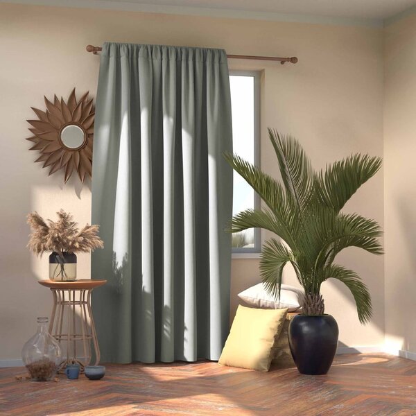 Siva zavesa za delno zatemnitev 140x245 cm Kierra – Restilo