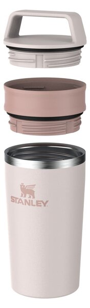 Svetlo rožnat termo lonček iz nerjavečega jekla 350 ml Café-To-Go Rose Quartz – Stanley