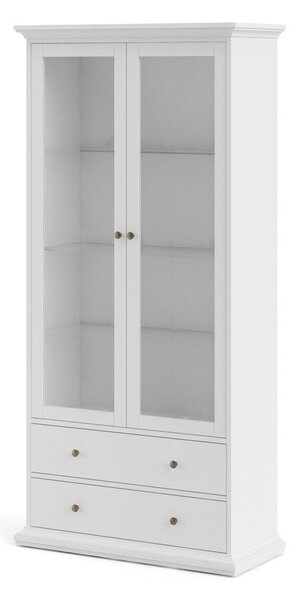 Bela vitrina 96x201 cm Paris – Tvilum