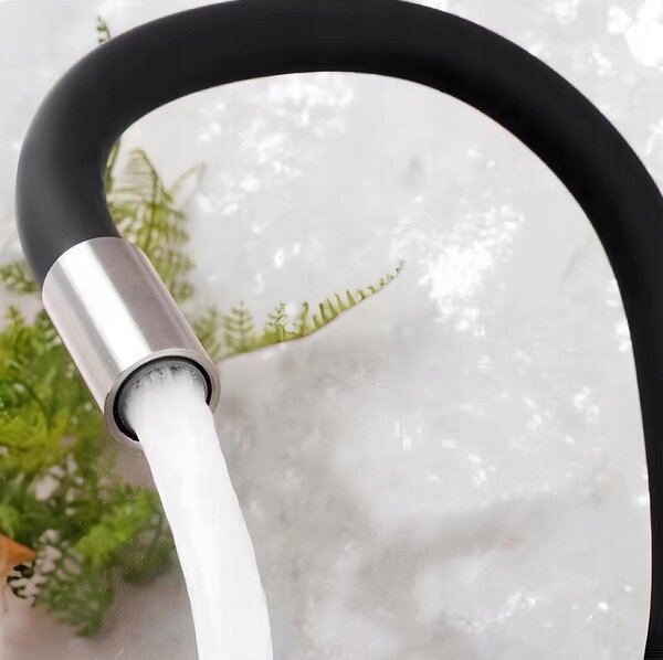 FLEX enoročna stenska kuhinjska armatura z gibljivo cevjo inox