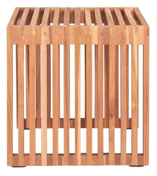 Stranska mizica iz masivnega tika 40x40 cm Pego – House Nordic