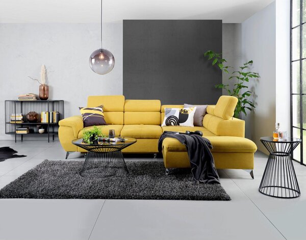Premium Living Sedežna Garnitura Monk, Z Ležiščem In Predalom