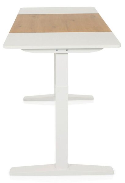 MID.YOU Pisalna Miza Stand T3, Bela, Hrast